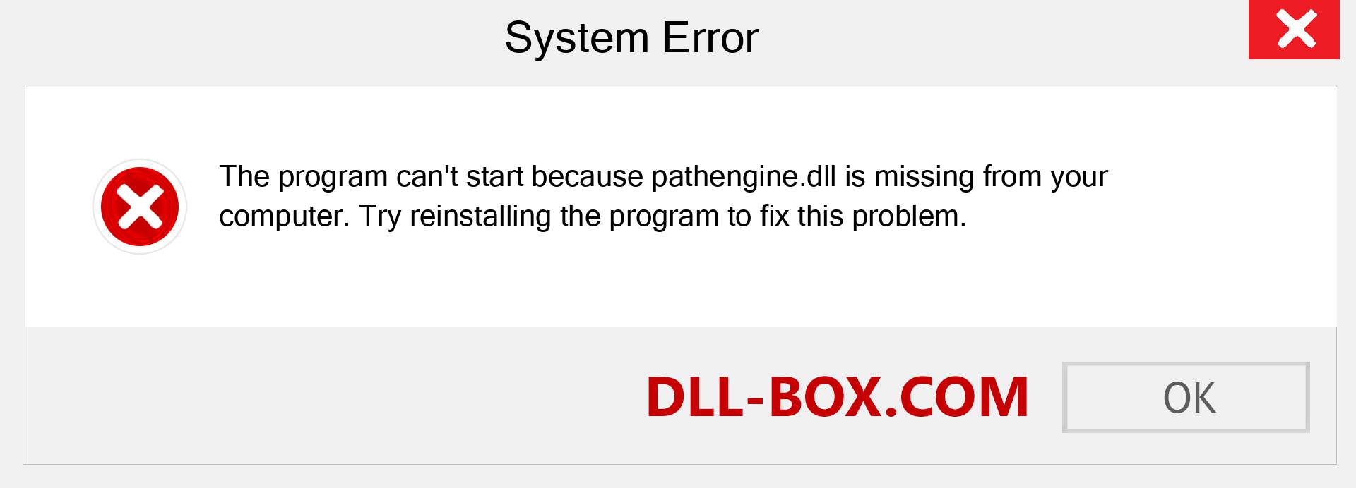  pathengine.dll file is missing?. Download for Windows 7, 8, 10 - Fix  pathengine dll Missing Error on Windows, photos, images